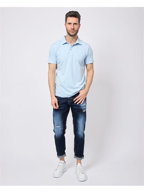 Polo uomo Yes Zee in cotone con logo YES ZEE | T782-TA000700